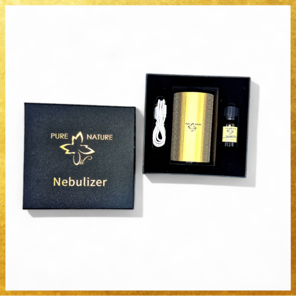Nebulizer "Gold" +10ml Ätherisches Öl